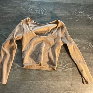 Salt tree long sleeve crop top